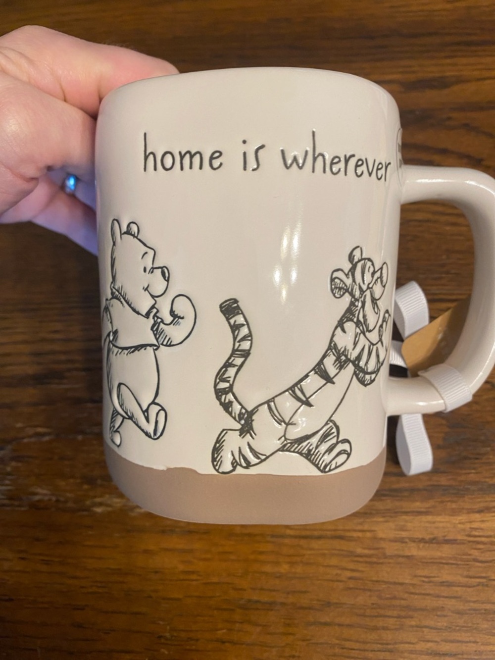 NWT Rae Dunn Disney Winnie the Pooh “Home Is Wherever There Is Hunny” Mug